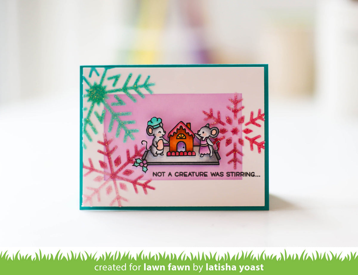 Lawn Fawn - a Creature Was Stirring
