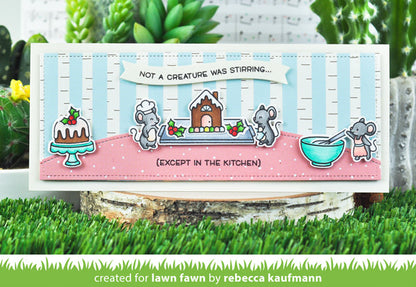 Lawn Fawn - a Creature Was Stirring