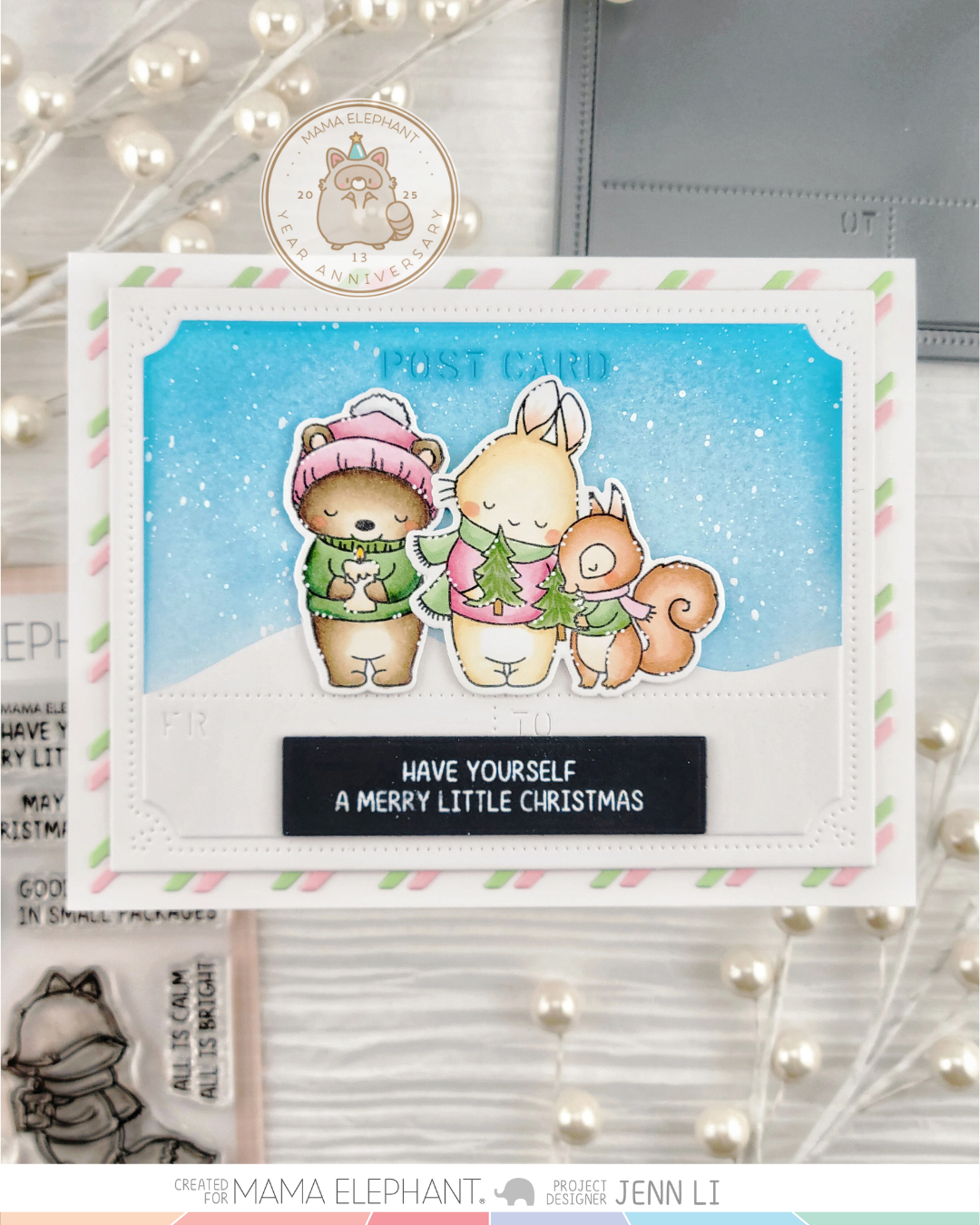 Mama Elephant - Postcard Combo - Creative Cuts