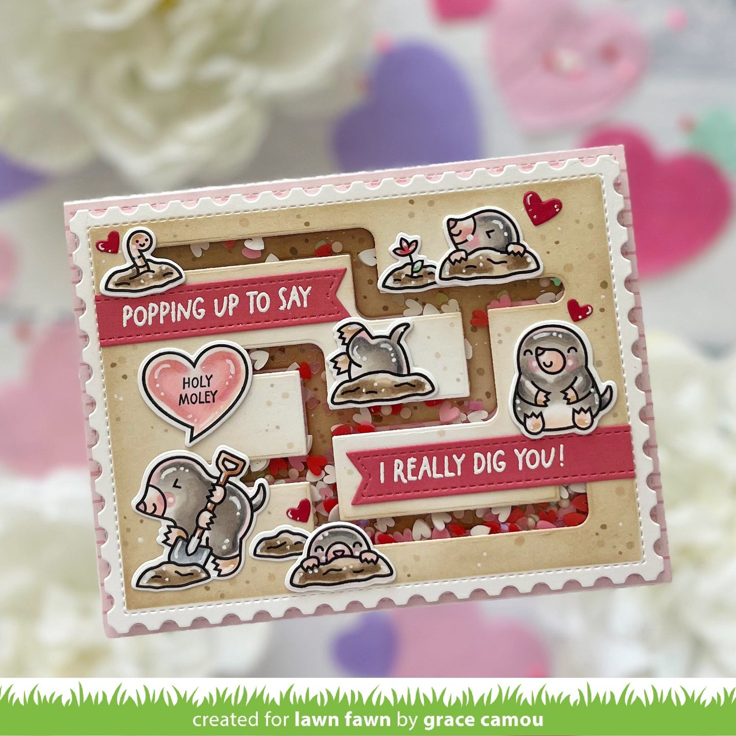 Lawn Fawn - A Mole Lot Of Love