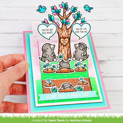 Lawn Fawn - A Mole Lot Of Love