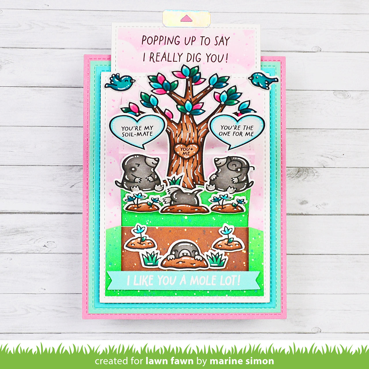 Lawn Fawn - A Mole Lot Of Love