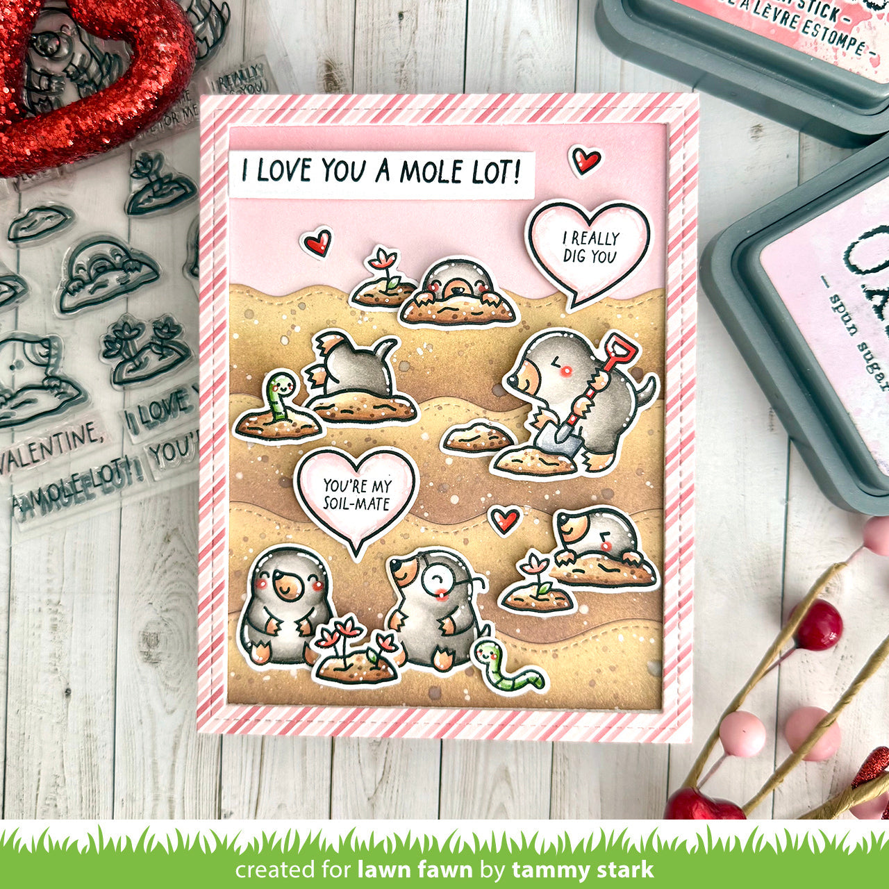 Lawn Fawn - A Mole Lot Of Love