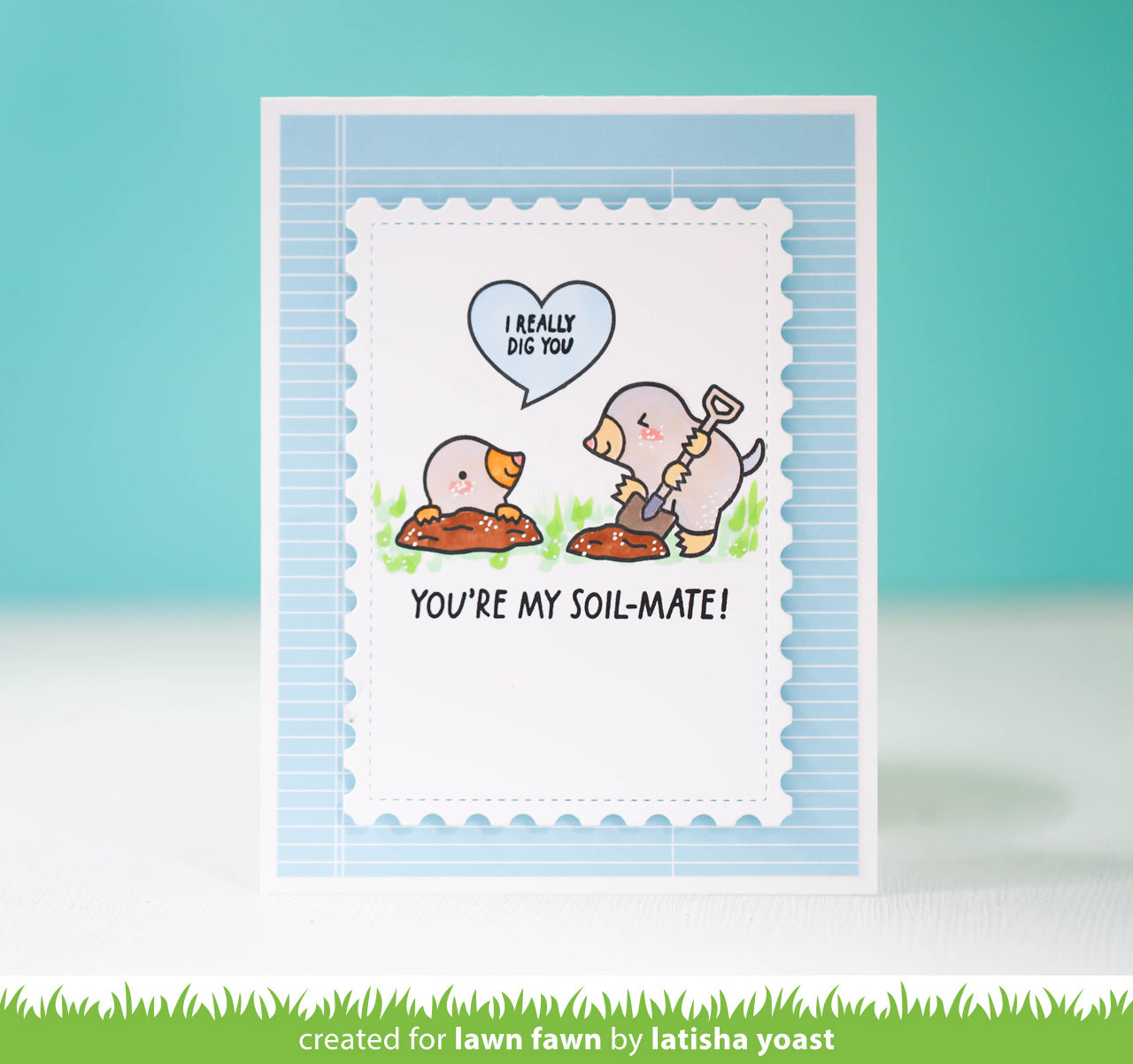 Lawn Fawn - A Mole Lot Of Love
