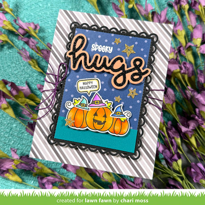 Lawn Fawn - Scripty Hugs Outline Add-On