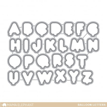 SET DEAL: Mama Elephant - Balloon Letters