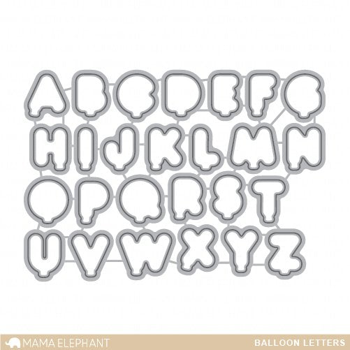SET DEAL: Mama Elephant - Balloon Letters