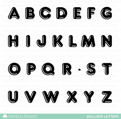 SET DEAL: Mama Elephant - Balloon Letters