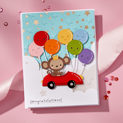 Spellbinders - Wishing Stars 3D Embossing Folder