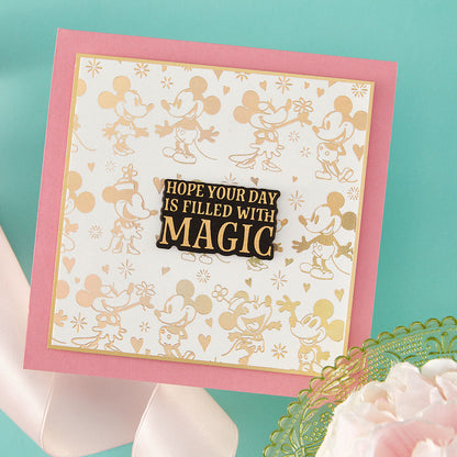 Spellbinders - Classic Mouse Wedding Press + Foil Plate Happiest Place