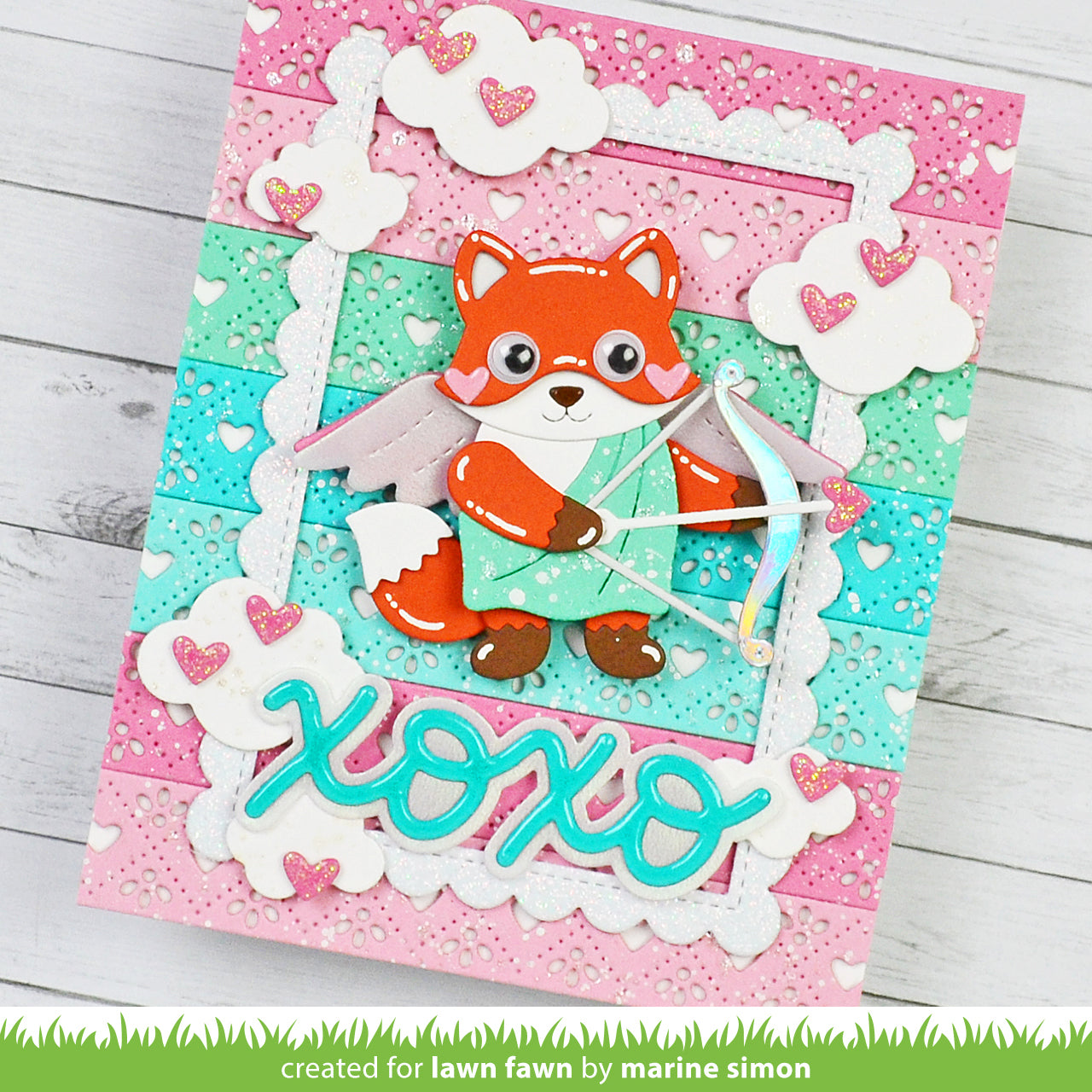 Lawn Fawn - Build-A-Critter Valentine Accessories