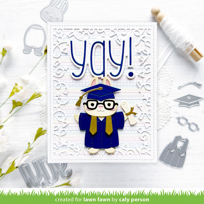 Lawn Fawn - Build-A-Critter Graduation Accessories