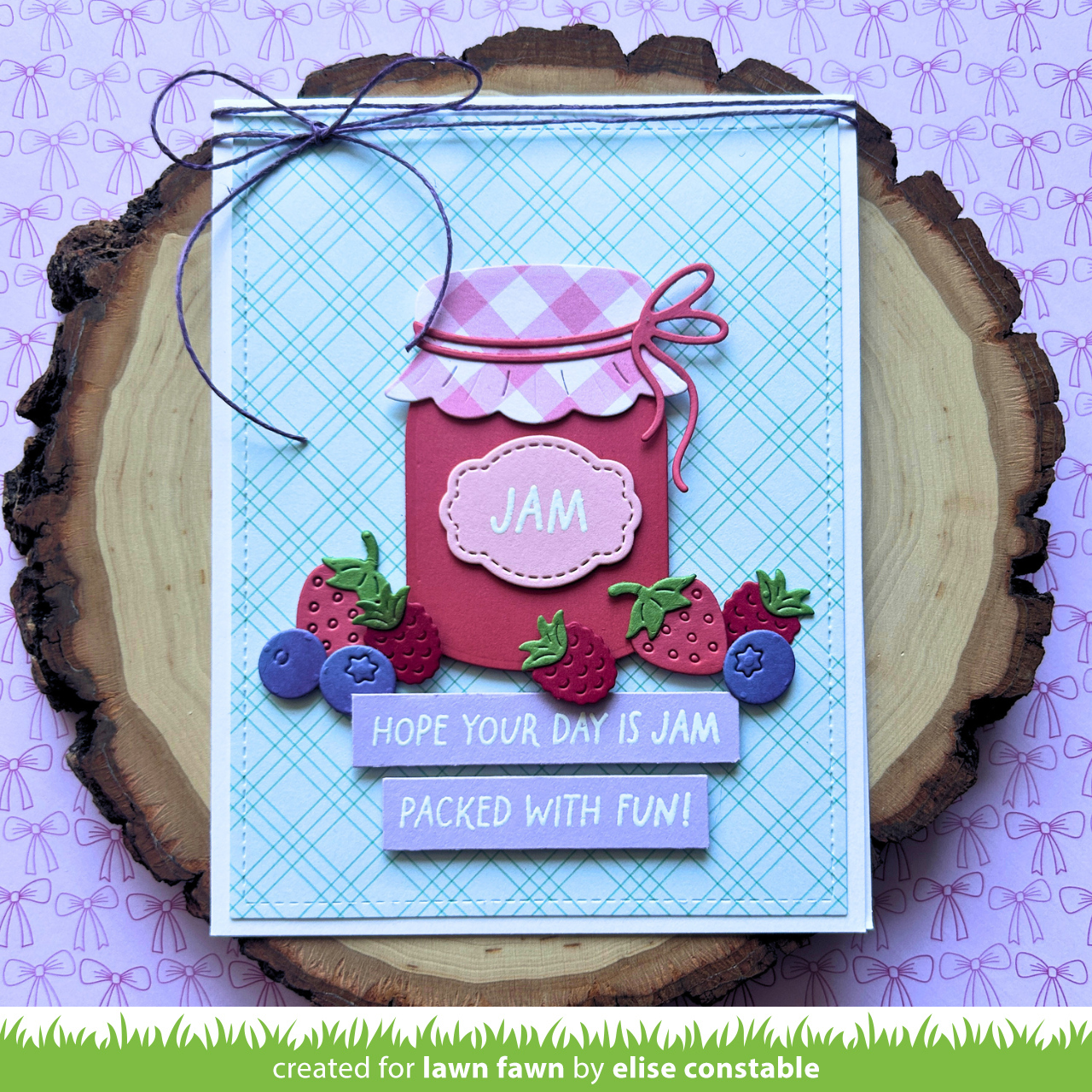 Lawn Fawn - Build-A-Drink Mason Jar Jam And Honey Add-On