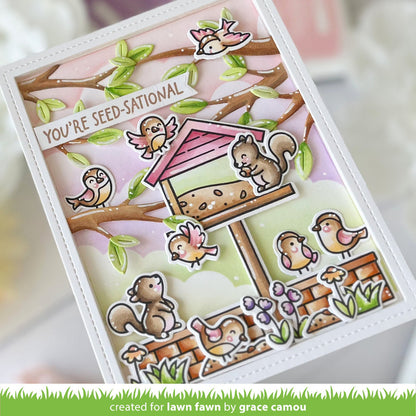 Lawn Fawn - Backyard Bird Feeder Add-On