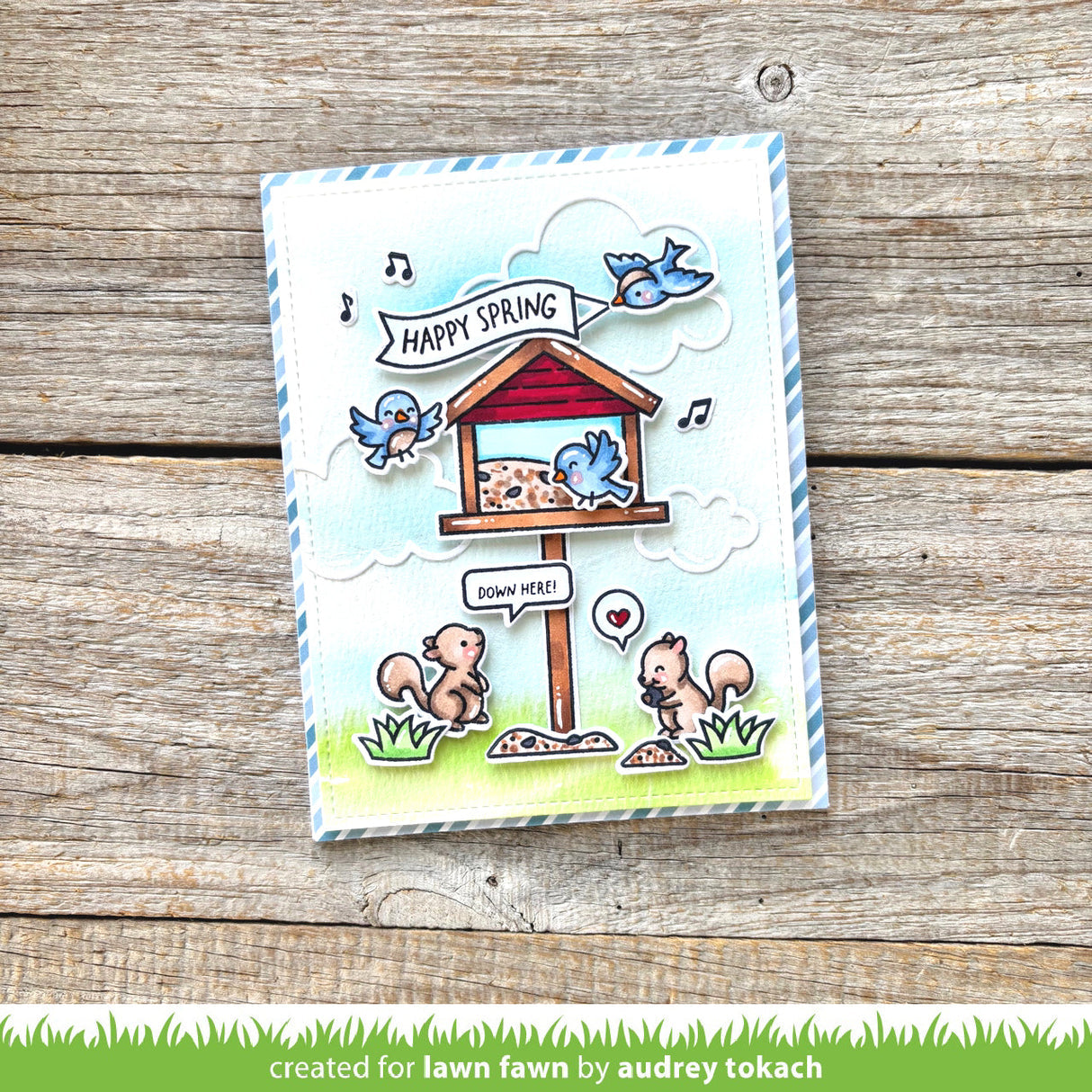 Lawn Fawn - Backyard Bird Feeder Add-On