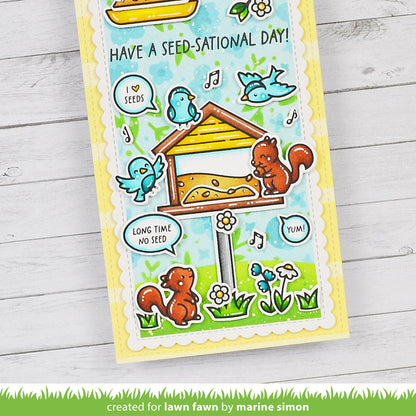 Lawn Fawn - Backyard Bird Feeder Add-On