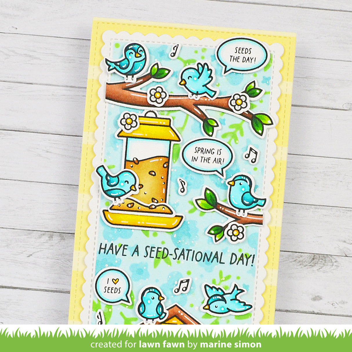 Lawn Fawn - Backyard Bird Feeder