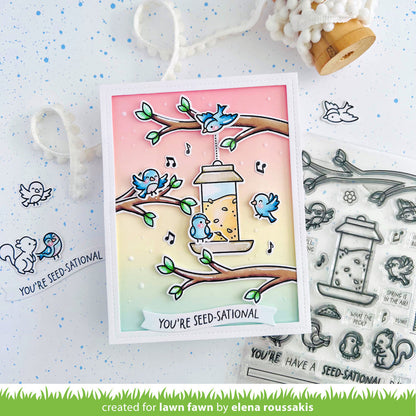 Lawn Fawn - Backyard Bird Feeder