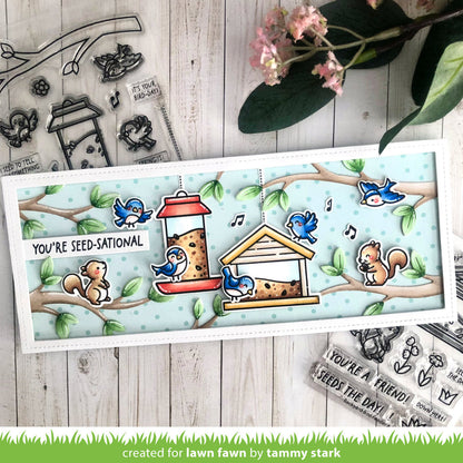Lawn Fawn - Backyard Bird Feeder Add-On
