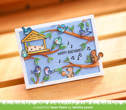 Lawn Fawn - Backyard Bird Feeder Add-On