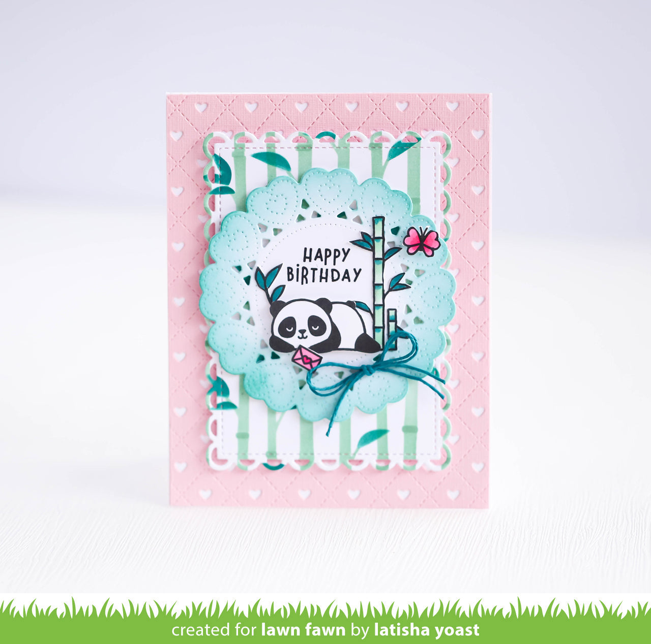 Lawn Fawn - I Heart Pandas Add-On