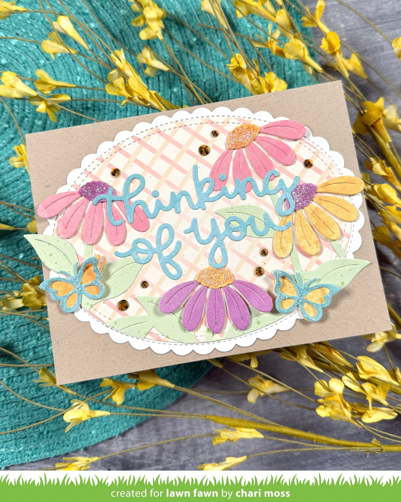 Lawn Fawn - Scripty Thinking Of You