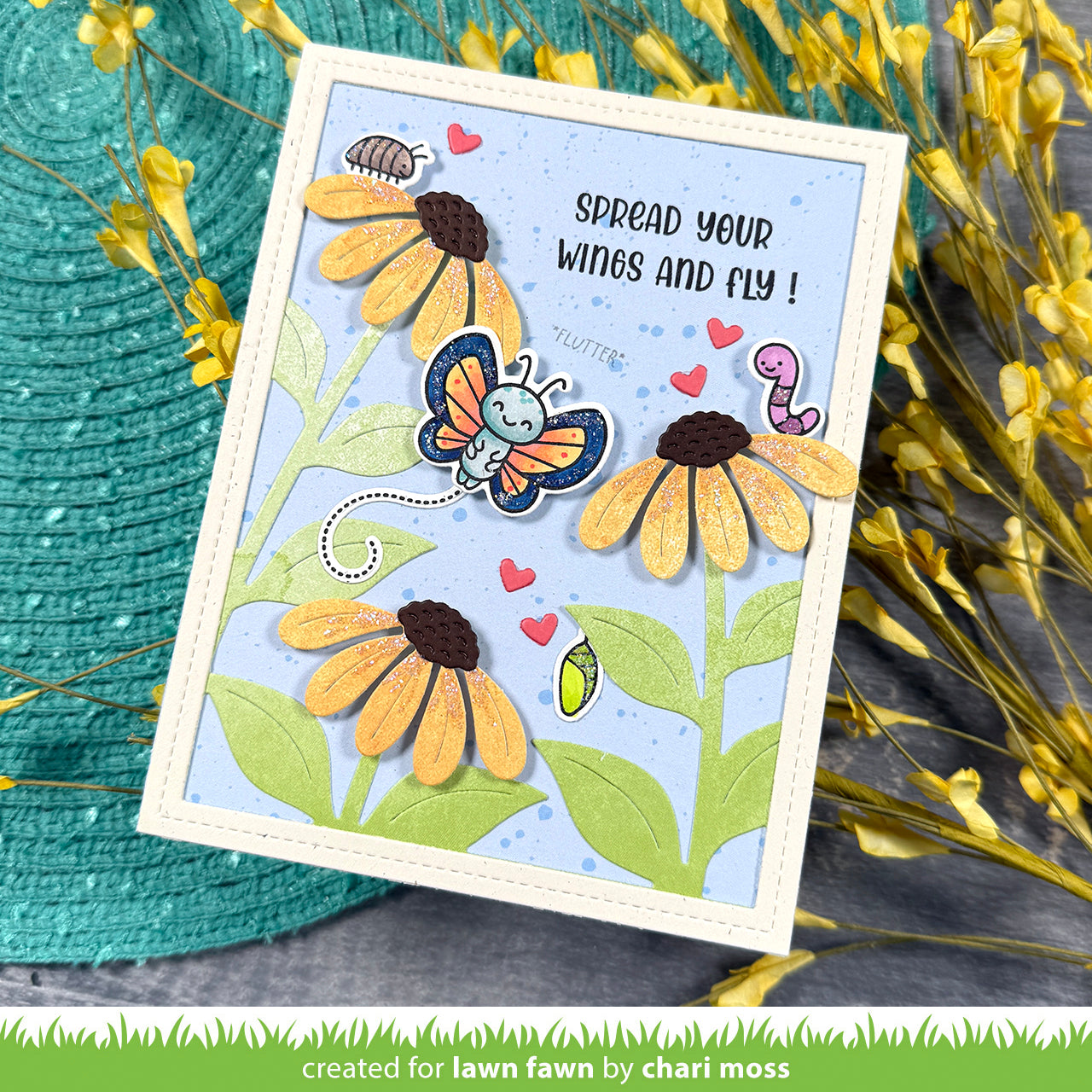 Lawn Fawn - Big Blossom Backdrop: Portrait