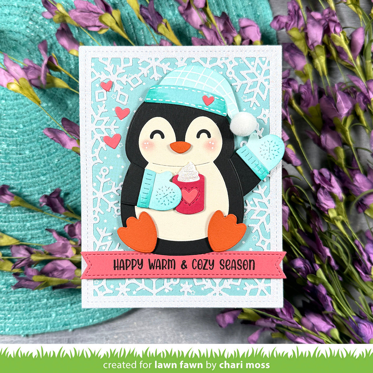 Lawn Fawn - Big Hugs Penguin