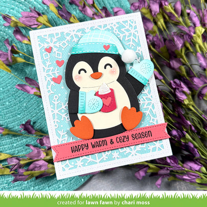 Lawn Fawn - Big Hugs Penguin