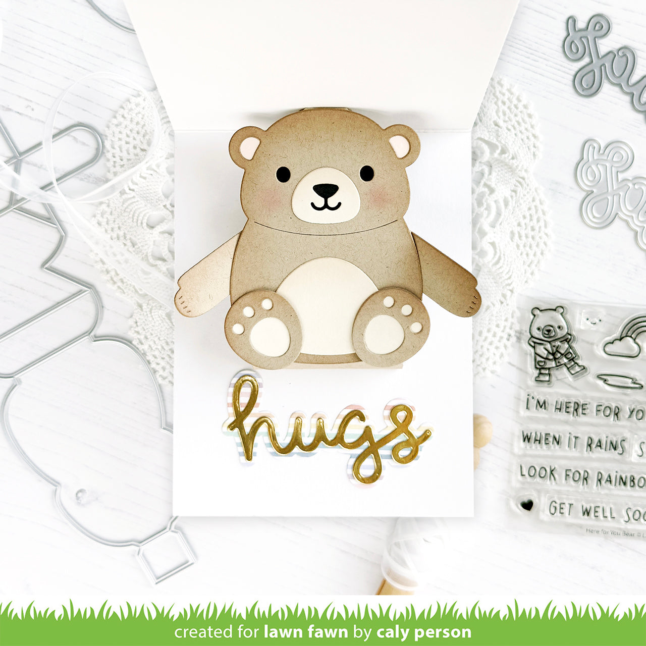 Lawn Fawn - Big Hugs Pop-Up