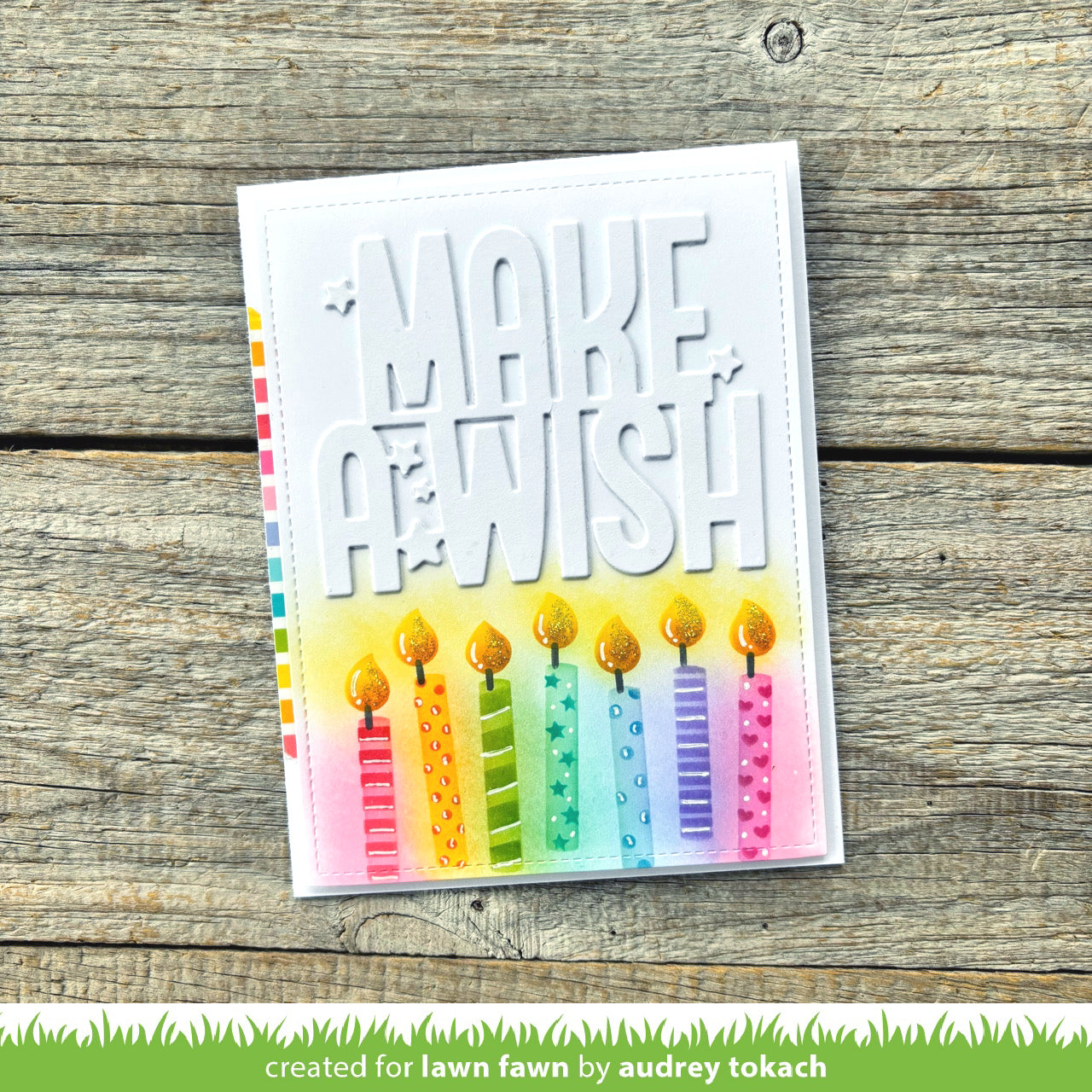 Lawn Fawn - Birthday Candles Stencils (3pcs)