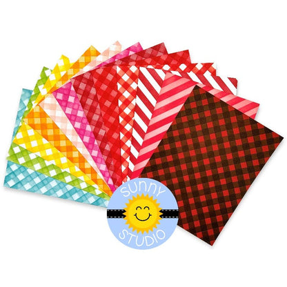 Sunny Studio - Buffalo Plaid Diagonal Die
