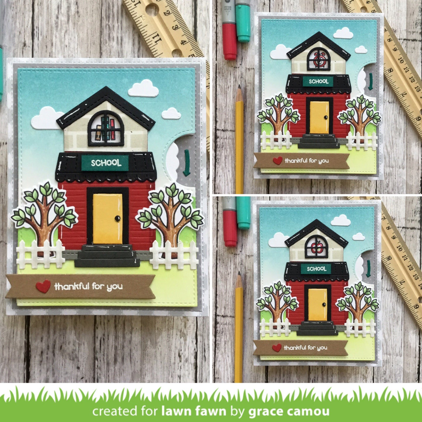 Lawn Fawn - Reveal Wheel Build-a-House Add-On