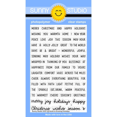 Sunny Studio - Build-a-Greeting Holidays
