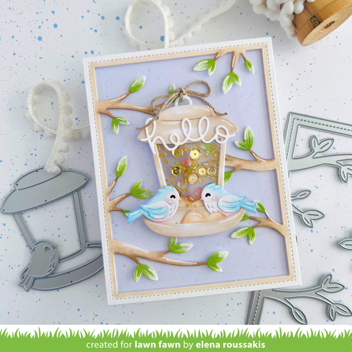Lawn Fawn - Build-A-Bird Feeder