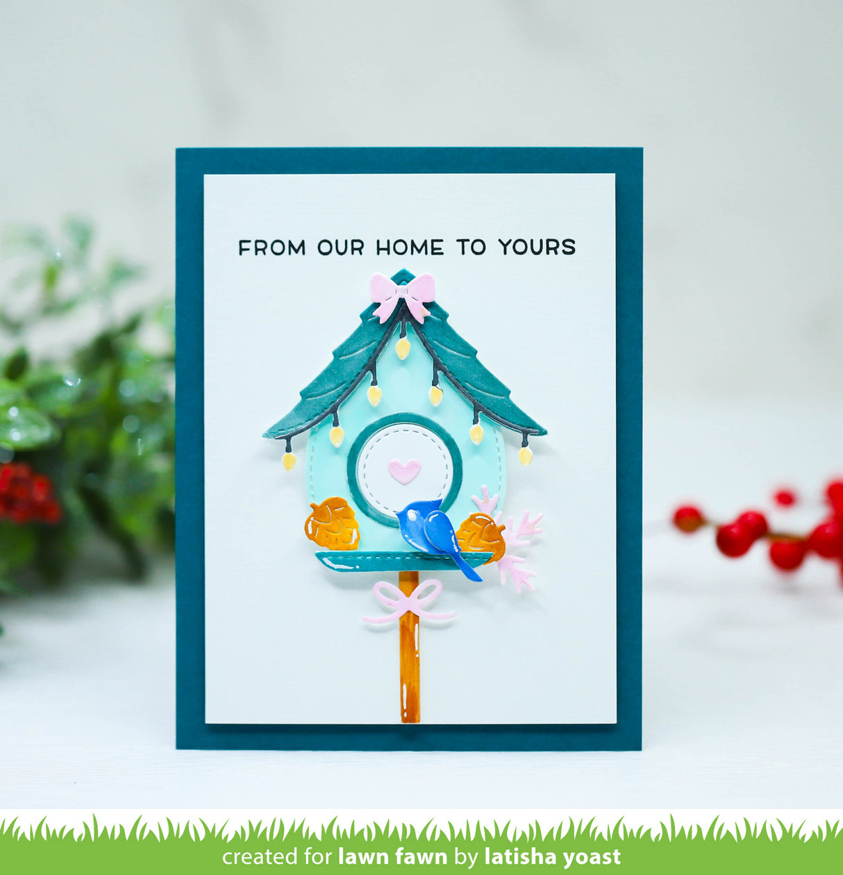 Lawn Fawn - Build-A-Birdhouse Christmas Add-On