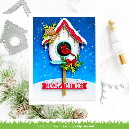 Lawn Fawn - Build-A-Birdhouse Christmas Add-On
