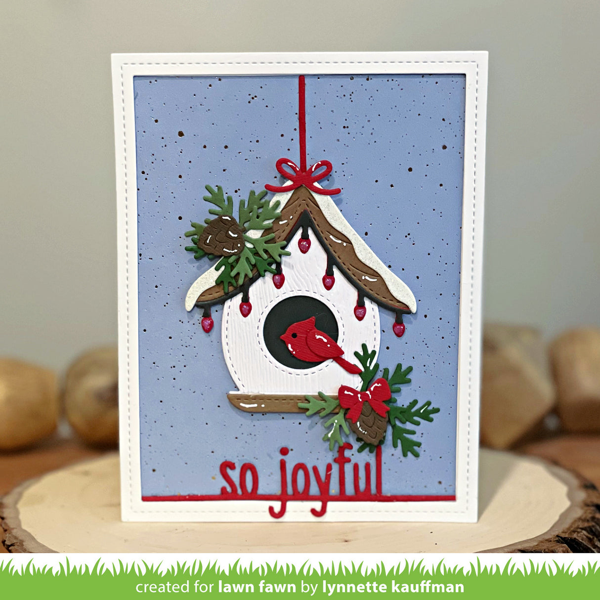 Lawn Fawn - Build-A-Birdhouse Christmas Add-On