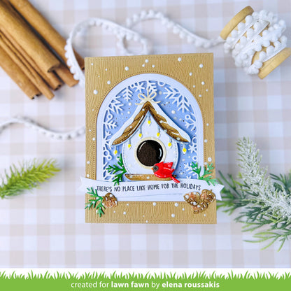 Lawn Fawn - Build-A-Birdhouse Christmas Add-On