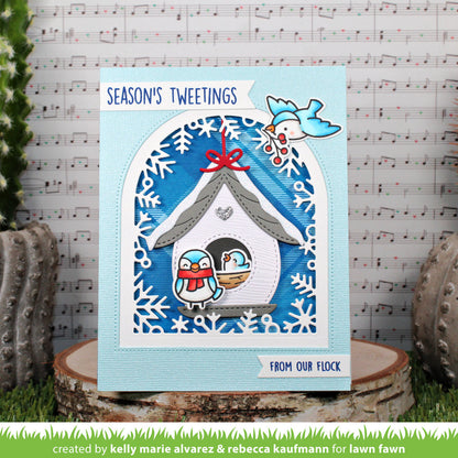 Lawn Fawn - Build-A-Birdhouse Christmas Add-On