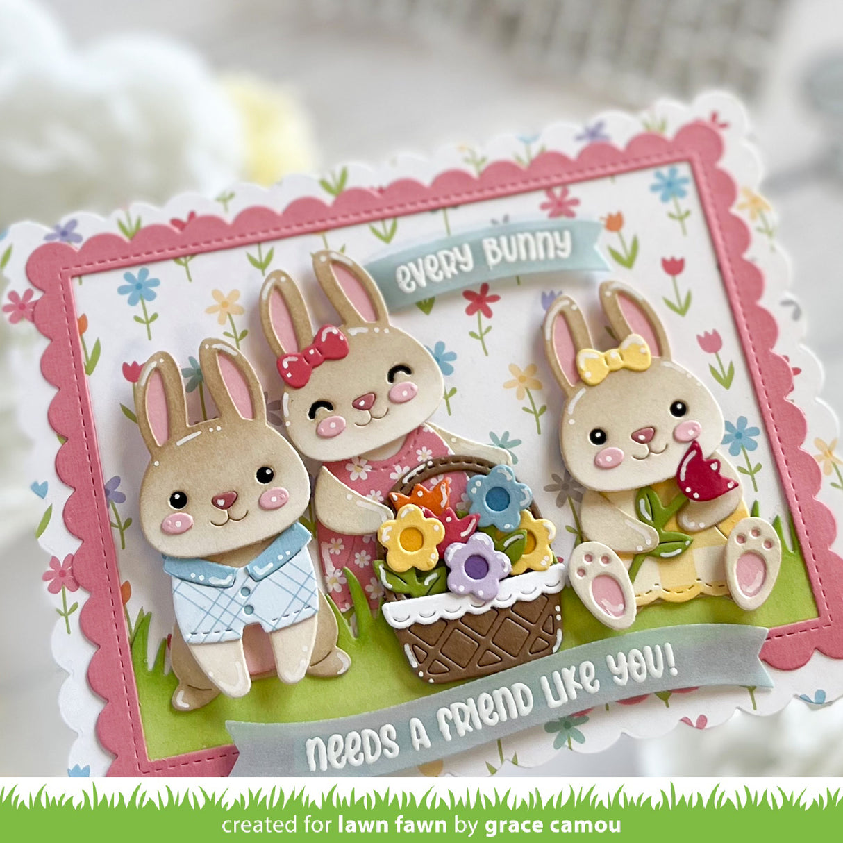 Lawn Fawn - Henry's Build-A-Sentiment: Bunny Puns