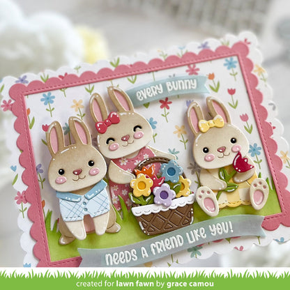 Lawn Fawn - Henry's Build-A-Sentiment: Bunny Puns