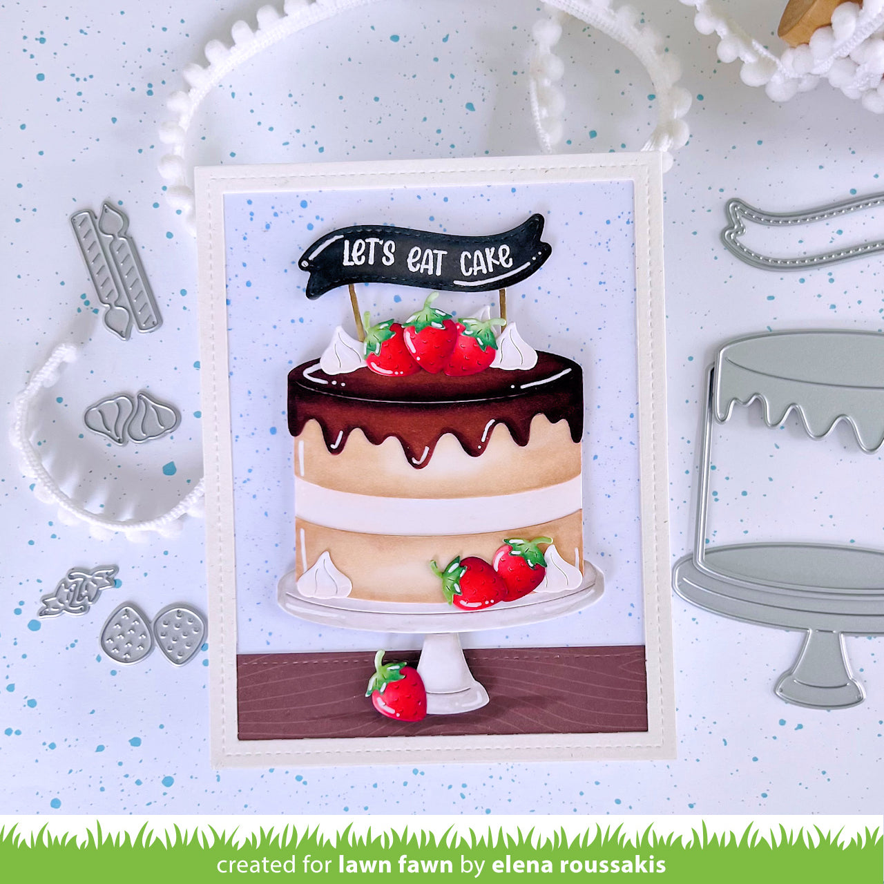 Lawn Fawn - Build-A-Cake Add-On