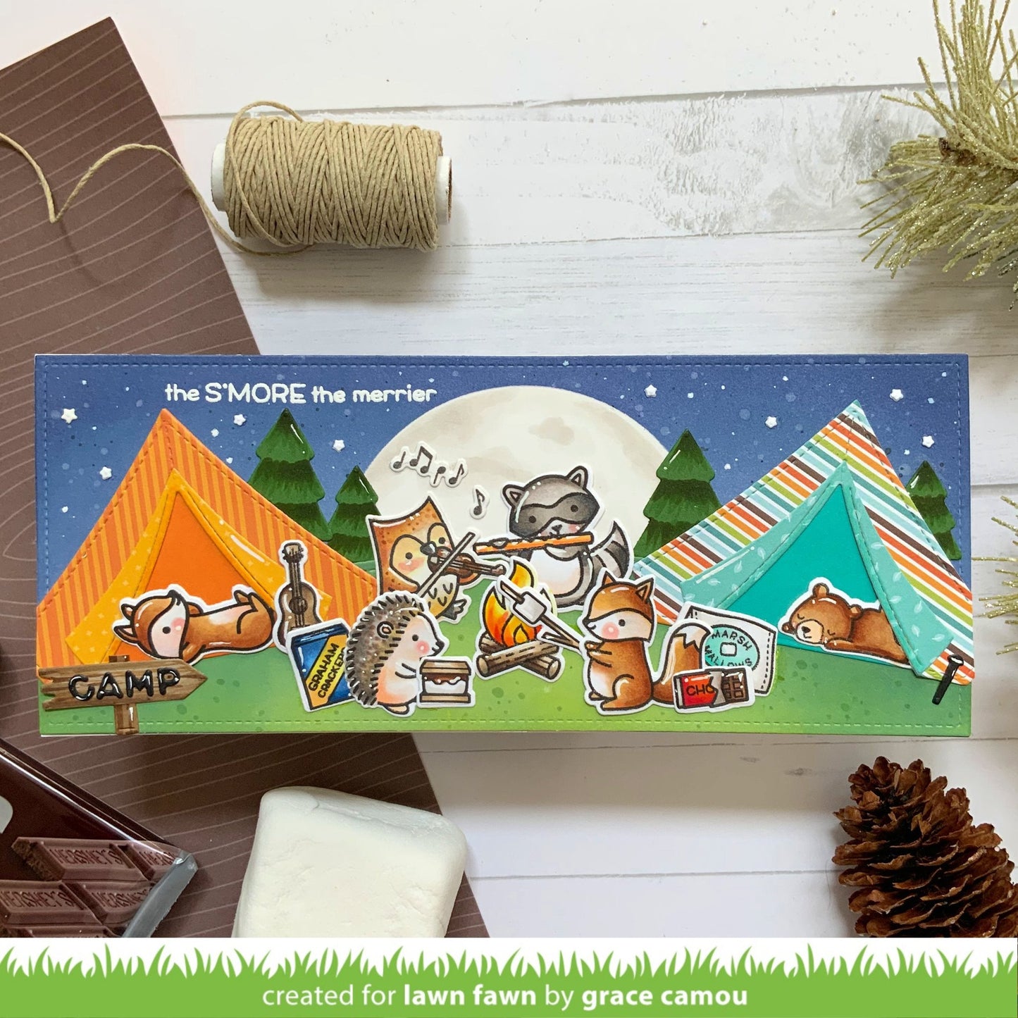 Lawn Fawn - Build-A-Campsite