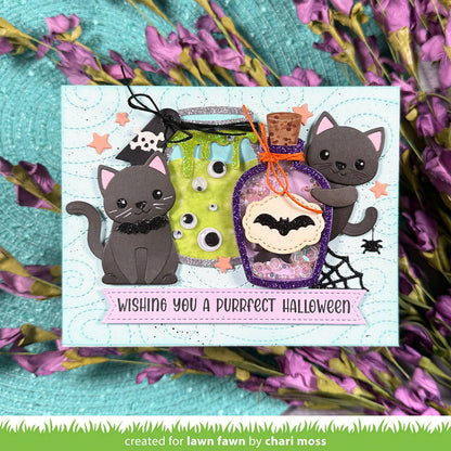 Lawn Fawn - Henry'S Build-A-Sentiment: Cat