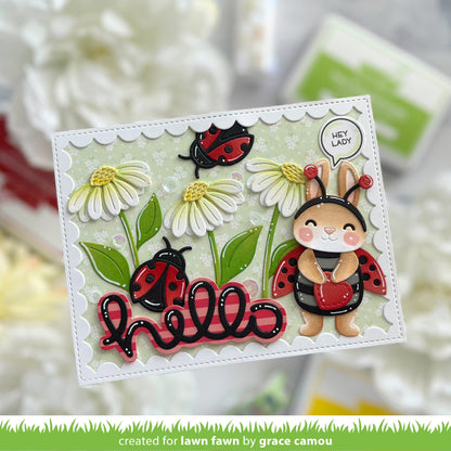 Lawn Fawn - Scripty Hello Outline Add-On