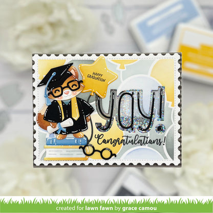 Lawn Fawn - Build-A-Critter Graduation Accessories