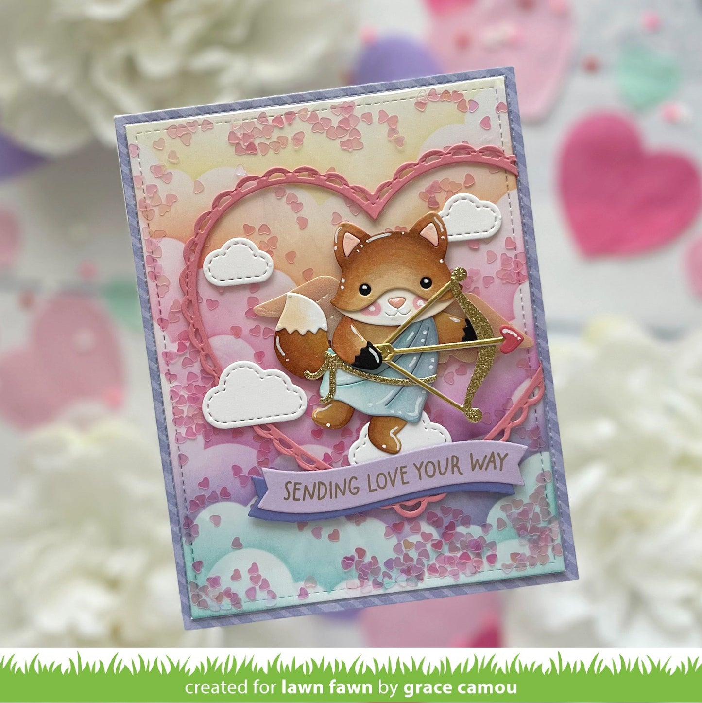 Lawn Fawn - Build-A-Critter Valentine Accessories