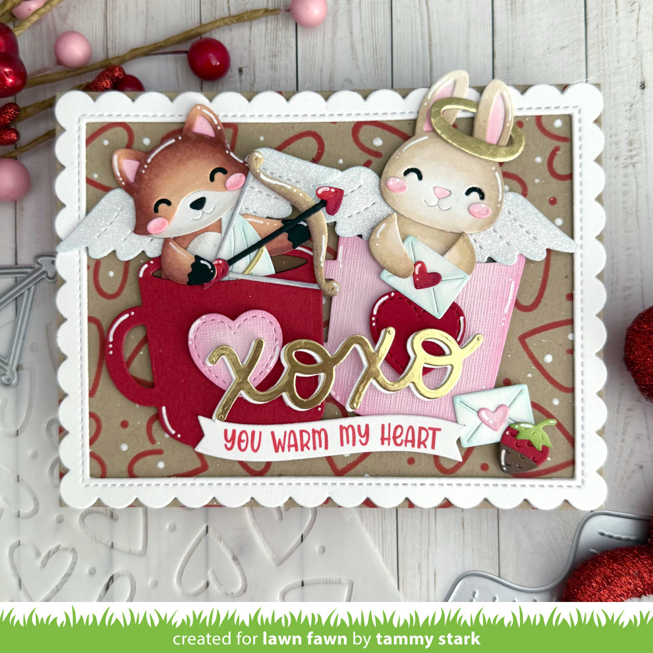 Lawn Fawn - Build-A-Critter Valentine Accessories