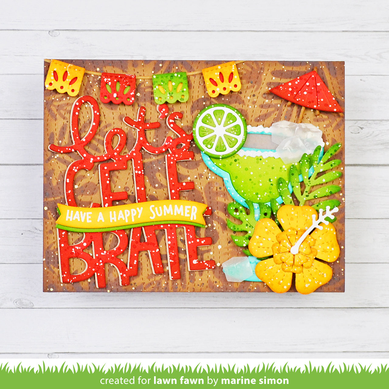 Lawn Fawn - Build-A-Drink Margarita Add-On